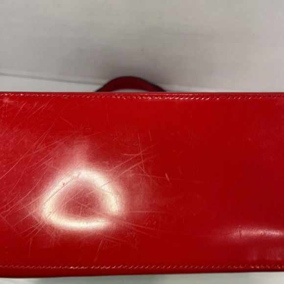 Prada Authentic Red Basket-style Tote Bag - Picture 2 of 9